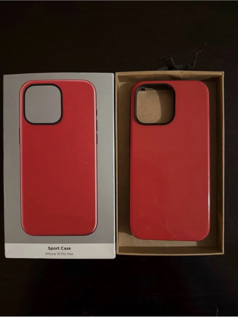 NOMAD iPhone 15 Pro Max Night Watch Red